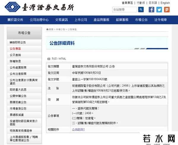 HTC股票停牌