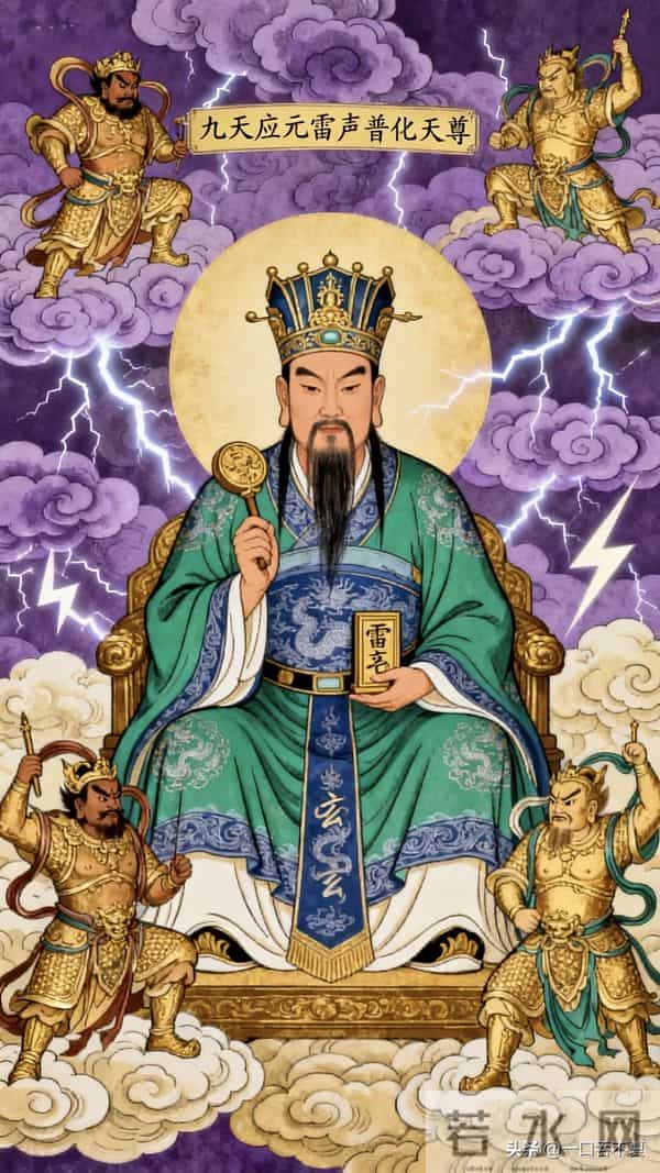 九天应元雷声普化天尊——执掌雷霆、号令三界的至高尊神