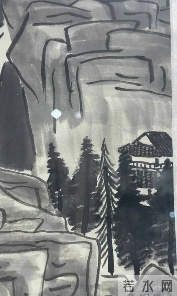 齐白石《云山深涧》——给曹锟的画