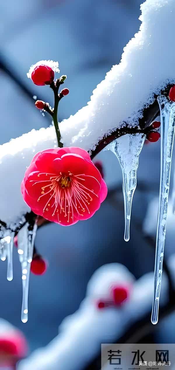 现代组诗.雪中冰霜梅傲骨，炉中焰火醉情禅