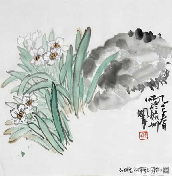 一平尺花鸟画小画构图（50幅学习版）