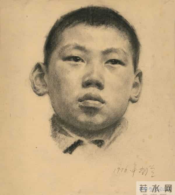 靳尚谊的素描就是扎实，没有花哨的技法，造型精准 神态饱满，18幅