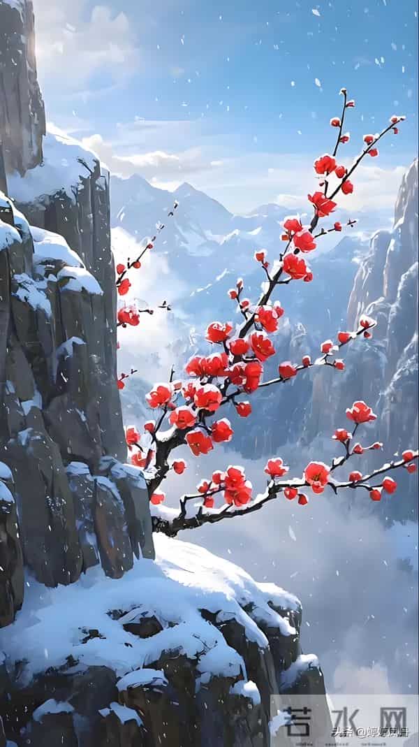 现代组诗.雪中冰霜梅傲骨，炉中焰火醉情禅