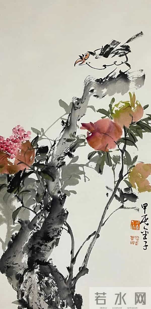 细腻与豪放：画家刁金的大写意花鸟世界