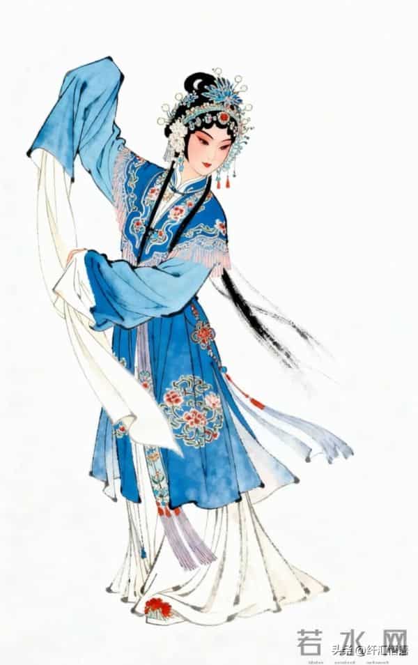 古装戏曲人物画