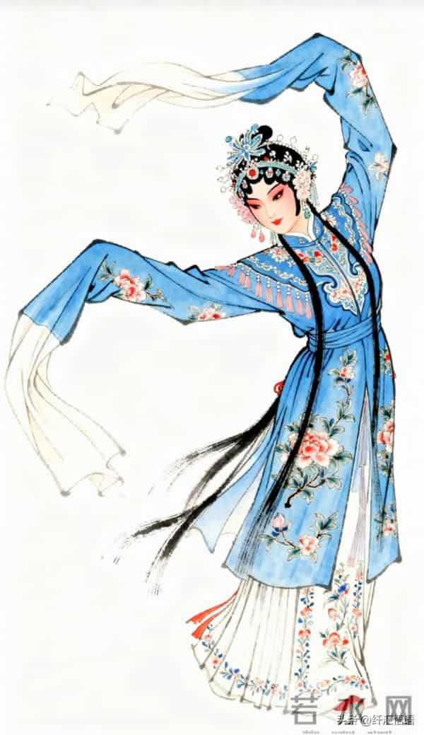 古装戏曲人物画