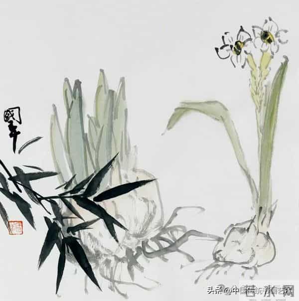 一平尺花鸟画小画构图（50幅学习版）