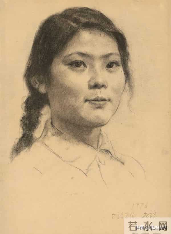 靳尚谊的素描就是扎实，没有花哨的技法，造型精准 神态饱满，18幅