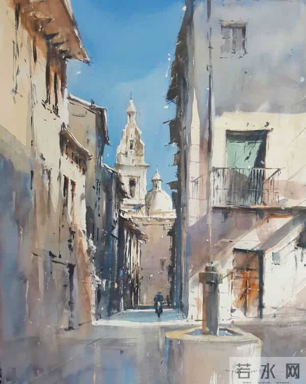 在严谨与诗意之间：建筑师米哈尔·亚希维奇的水彩世界