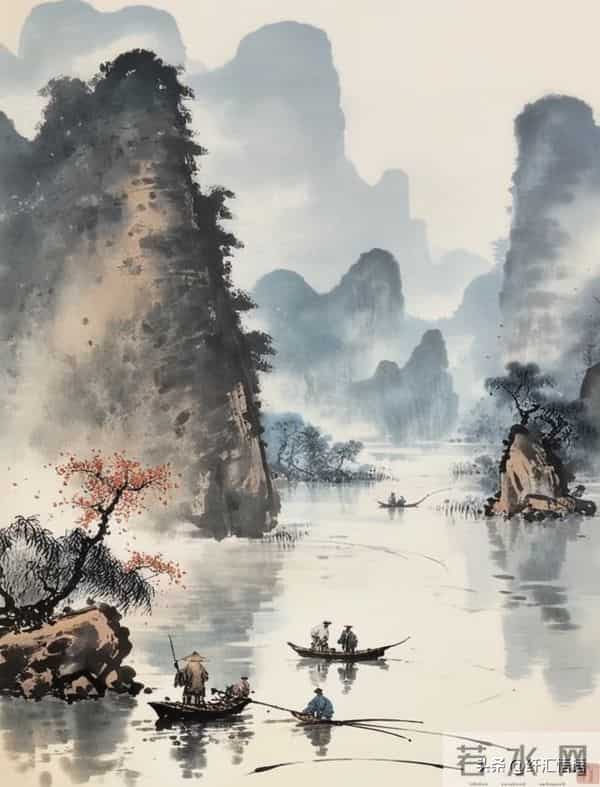 烟波江上使人愁，水墨江南入画来