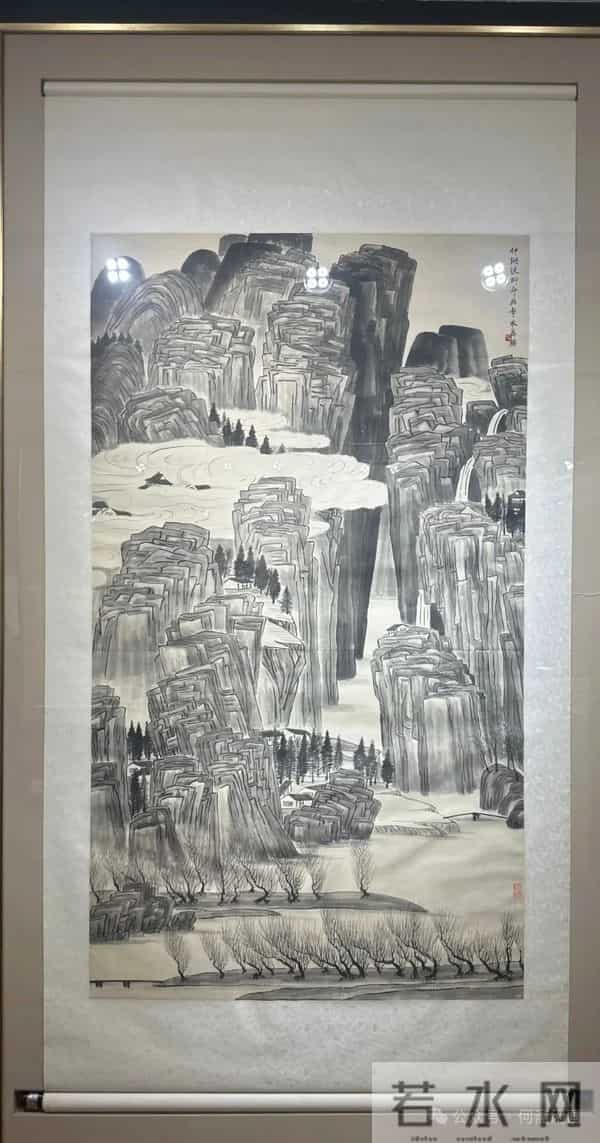 齐白石《云山深涧》——给曹锟的画