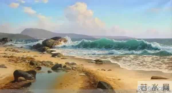 一个能将空气的轻盈与澄澈揉进色彩肌理凝于画布之上的大师