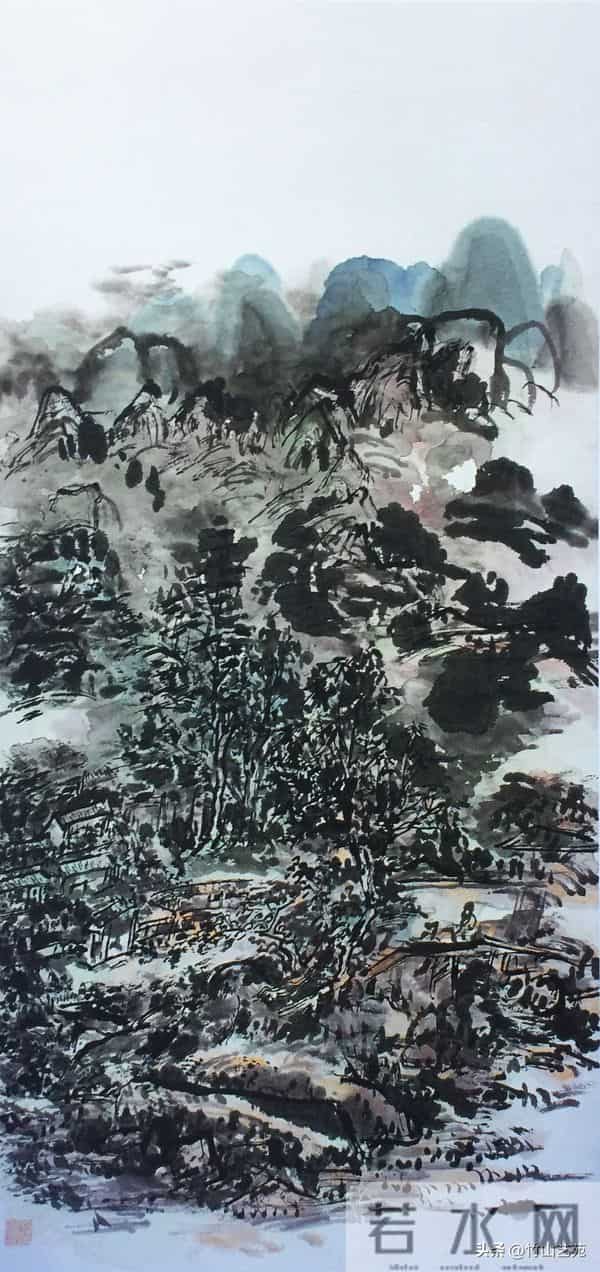 读画之悟：山水画笔墨“五俗”，黄宾虹是怎样避免的？