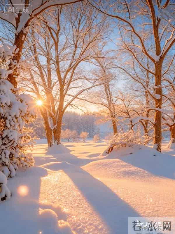 一念小雪落，一念暖阳升，愿这清冬，身有清欢，心常丰盈！