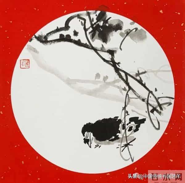 一平尺花鸟画小画构图（50幅学习版）
