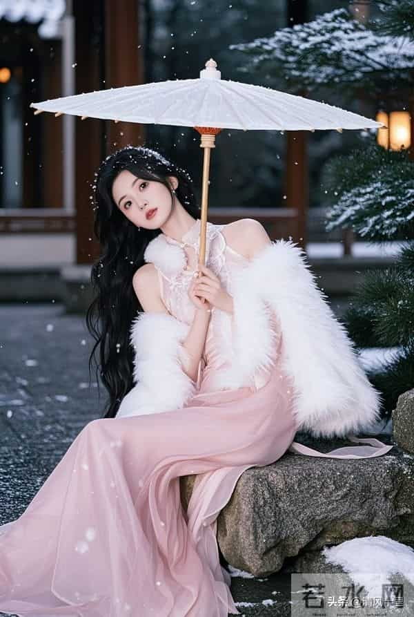 清风续句诗-玉屑斜穿伞骨边，轻沾衣袂若云烟。回眸忽觉凉风至