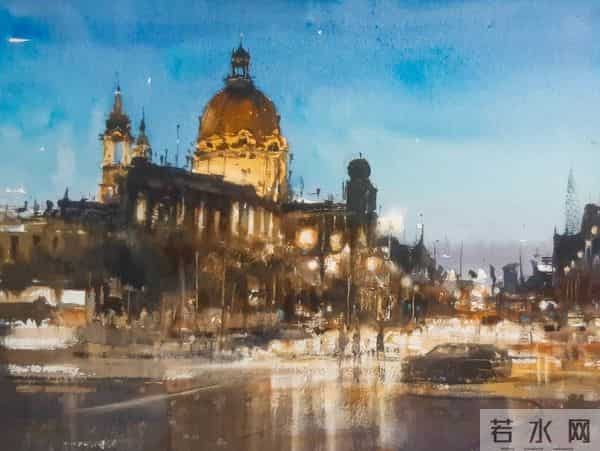 在严谨与诗意之间：建筑师米哈尔·亚希维奇的水彩世界