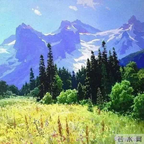 一个能将空气的轻盈与澄澈揉进色彩肌理凝于画布之上的大师