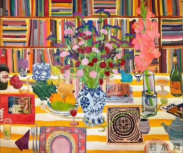 细节满满当当却丝毫不觉得繁琐，这色彩搭配到一起还挺漂亮！