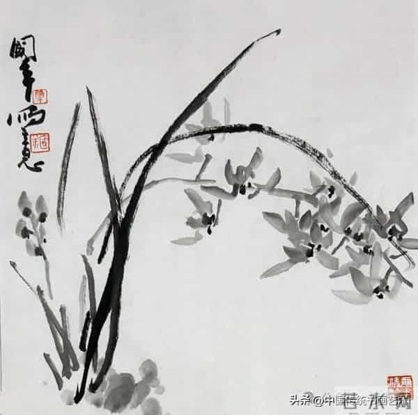 一平尺花鸟画小画构图（50幅学习版）
