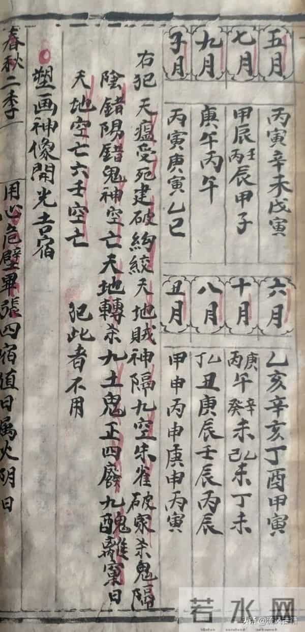 手抄秘本择吉日课镇煞秘书