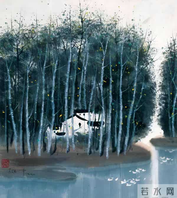 搜尽奇峰打草稿，吴冠中先生的画作都来自于他对自然万物洞察