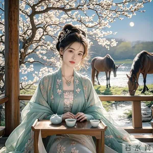 盈盈词话诗联：何必鞭笞千里驹，莫将怨怼寄孤舟。天涯纵有穷途处