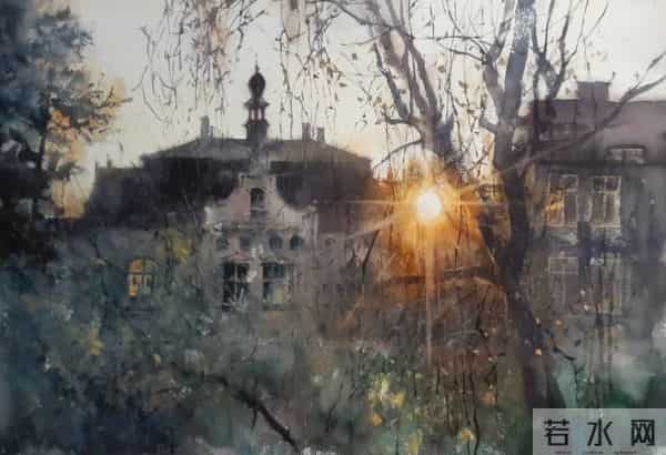 在严谨与诗意之间：建筑师米哈尔·亚希维奇的水彩世界