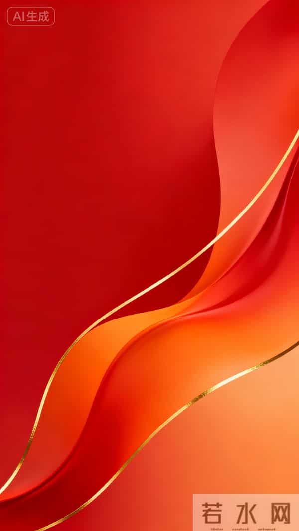 高清手机壁纸｜轻飏若流虹，缥缈舞云端（飘逸红韵）