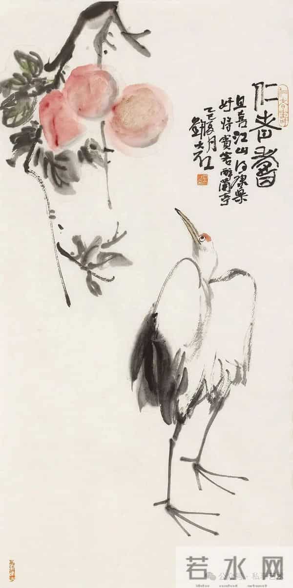 品鉴丨刘大石·常与鹤为群