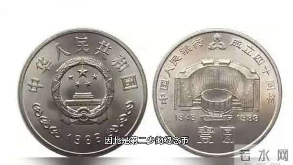 中国人民银行成立四十年1元纪念币，值多少钱？