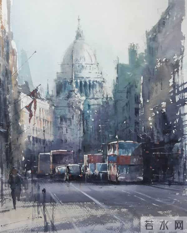 在严谨与诗意之间：建筑师米哈尔·亚希维奇的水彩世界