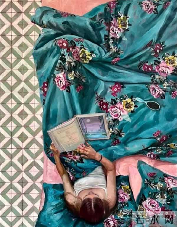 俯视下掩盖的情绪，色彩布局拉开的空间距离感，好独特的视角！