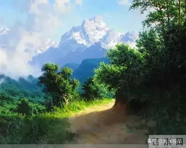 一个能将空气的轻盈与澄澈揉进色彩肌理凝于画布之上的大师