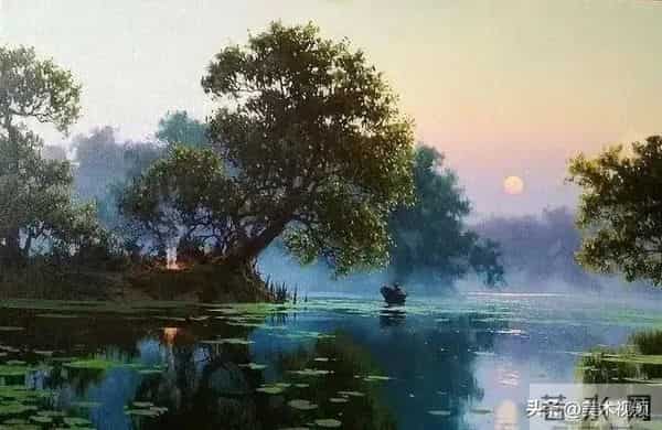 一个能将空气的轻盈与澄澈揉进色彩肌理凝于画布之上的大师