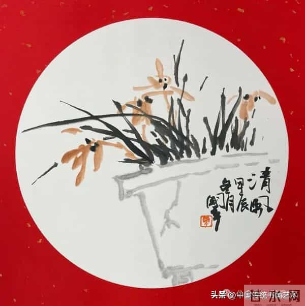 一平尺花鸟画小画构图（50幅学习版）