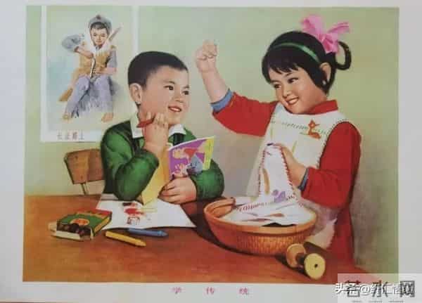 古老的年画，童年的时光