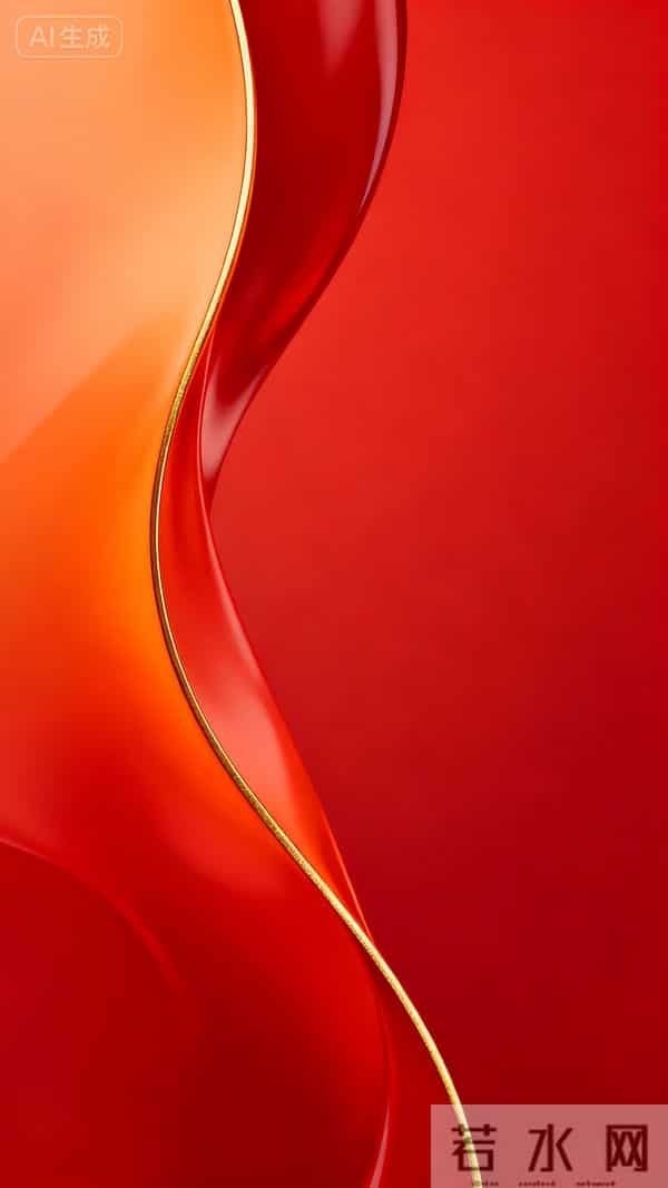 高清手机壁纸｜轻飏若流虹，缥缈舞云端（飘逸红韵）