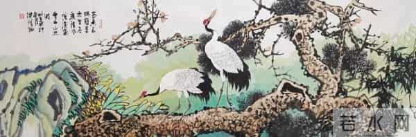 十幅小画，鹤承墨韵，画载仙风！