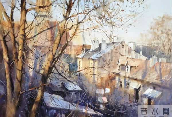 在严谨与诗意之间：建筑师米哈尔·亚希维奇的水彩世界