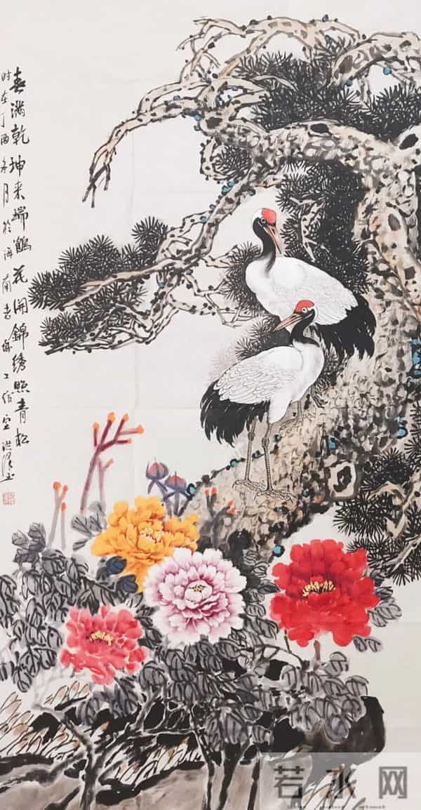 十幅小画，鹤承墨韵，画载仙风！