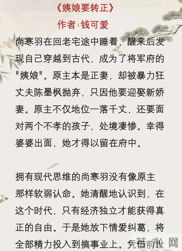 《姨娘要转正》作者-钱可爱