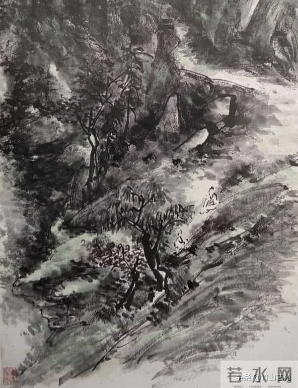读画之悟：山水画笔墨“五俗”，黄宾虹是怎样避免的？