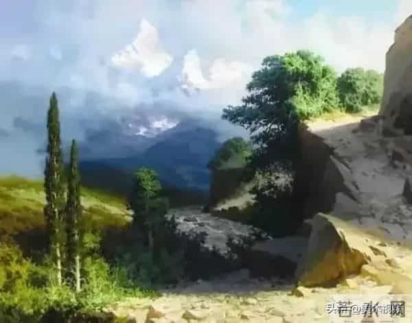 一个能将空气的轻盈与澄澈揉进色彩肌理凝于画布之上的大师