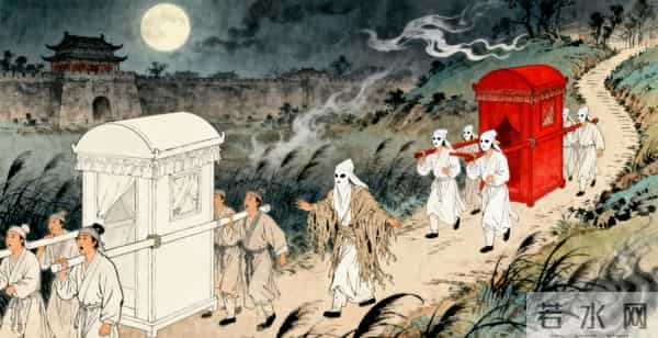 民间故事：轿夫抬棺，遇红白双轿拦路，换道后救下主顾魂魄