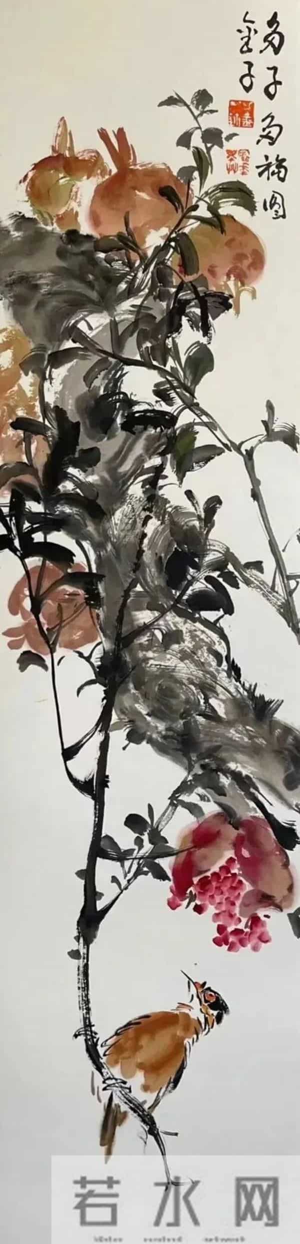 细腻与豪放：画家刁金的大写意花鸟世界