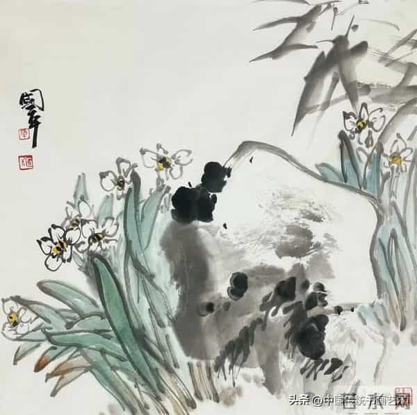 一平尺花鸟画小画构图（50幅学习版）