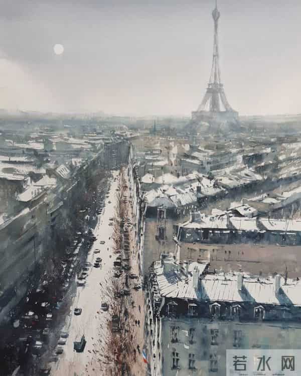 在严谨与诗意之间：建筑师米哈尔·亚希维奇的水彩世界