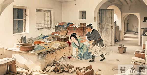 民间故事：寡妇给乞丐饭，乞丐临终赠破碗，碗中映出亡夫身影