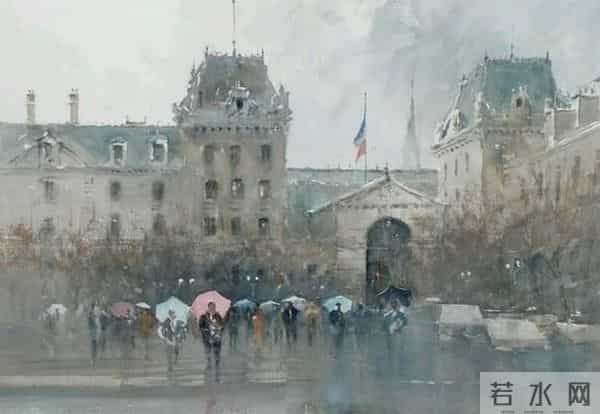 在严谨与诗意之间：建筑师米哈尔·亚希维奇的水彩世界